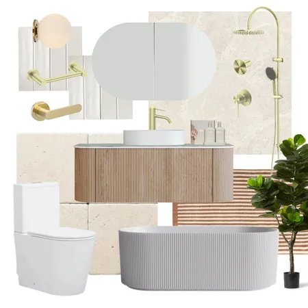 Nero Mecca - Brushed Gold Interior Design Mood Board by The Blue Space on Style Sourcebook