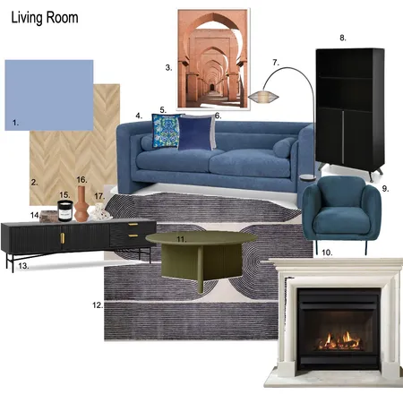 living room Interior Design Mood Board by desireeshaka@gmail.com on Style Sourcebook