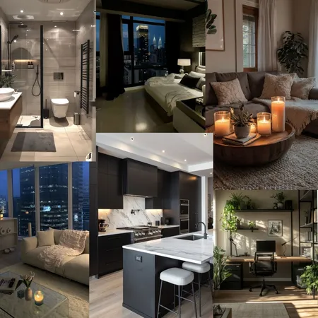 COUPLE MINIMAL APARTMENT Interior Design Mood Board by SIFEN on Style Sourcebook