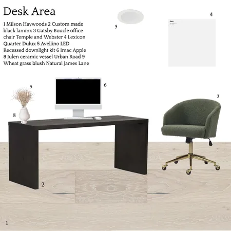 Desk Area Interior Design Mood Board by Hannahstinton on Style Sourcebook