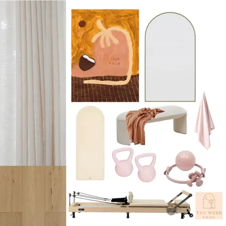 Gym Set Up Interior Design Mood Board by The Webb House on Style Sourcebook