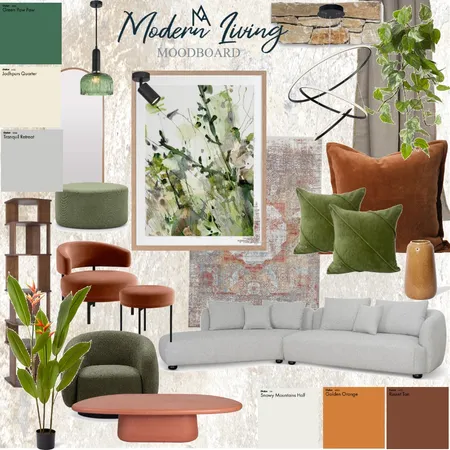 Living Furniture Interior Design Mood Board by maria atef on Style Sourcebook