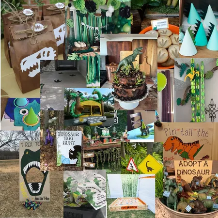 Dinosaur Party Interior Design Mood Board by v1.ik0 on Style Sourcebook