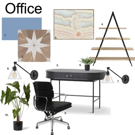 office Interior Design Mood Board by desireeshaka@gmail.com on Style Sourcebook