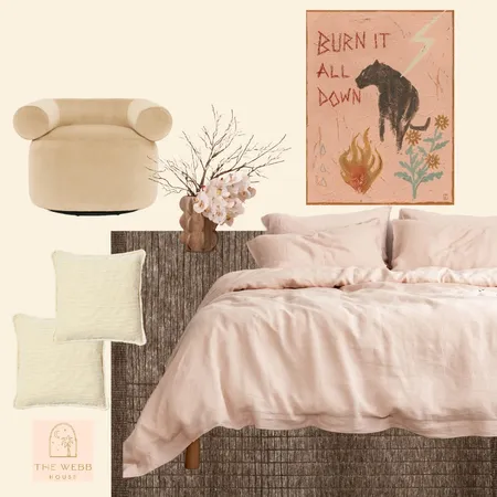 Master Bedroom Restyle Interior Design Mood Board by The Webb House on Style Sourcebook