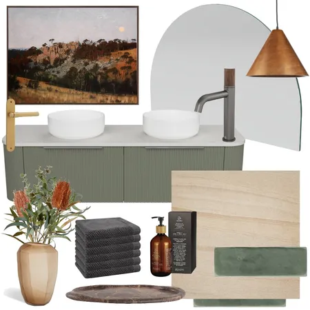 Outback Plains | Santos with Melody Mirror Interior Design Mood Board by alexandrafoxworthy on Style Sourcebook