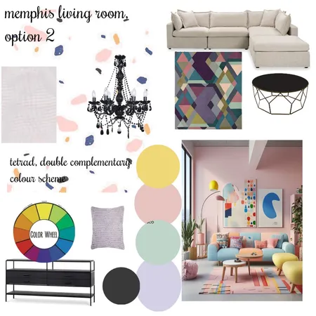 Memphis living option 2 final Interior Design Mood Board by DMQuinn on Style Sourcebook