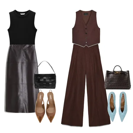 Work Outfits Brown 2 Interior Design Mood Board by JDigiovanni on Style Sourcebook