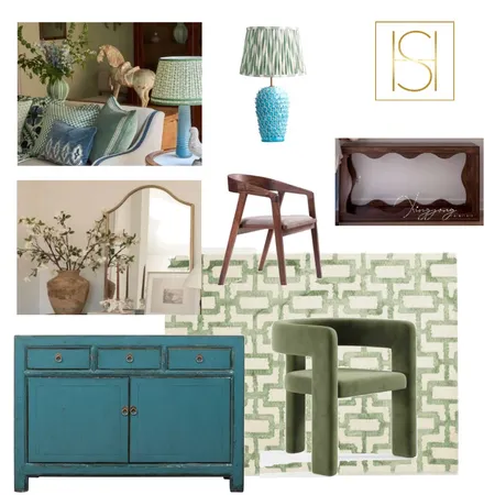 Dining green/blue Interior Design Mood Board by robertadifa1 on Style Sourcebook