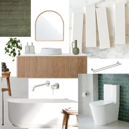 Cam & Jules Family Bathroom Reveal Interior Design Mood Board by The Blue Space Designer on Style Sourcebook