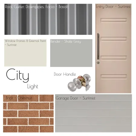 City Light - External Interior Design Mood Board by friendhayley4 on Style Sourcebook