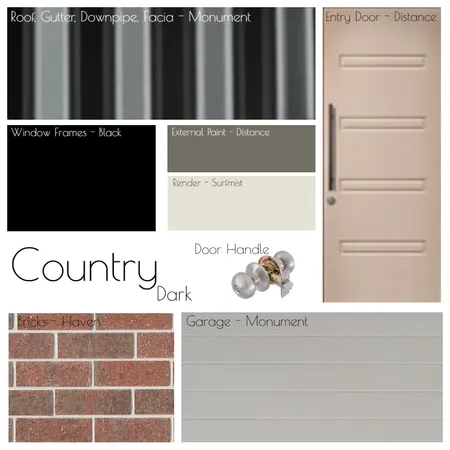 Country Dark - External Interior Design Mood Board by friendhayley4 on Style Sourcebook