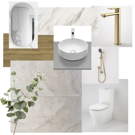 Sunrise Drive Powder Room Interior Design Mood Board by Sharon Chiocci on Style Sourcebook