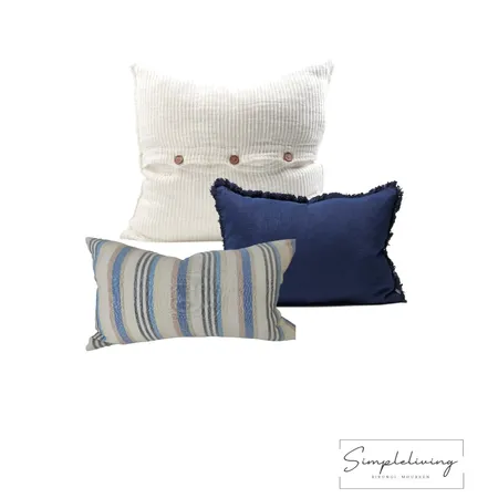 Blue pillow combo Interior Design Mood Board by moureen on Style Sourcebook