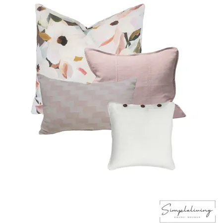 Pink pillows combo Interior Design Mood Board by moureen on Style Sourcebook