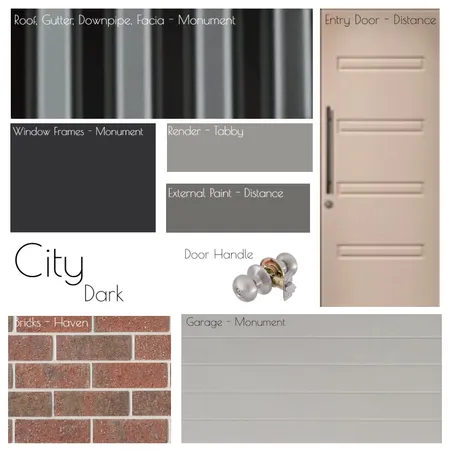 City Dark - External Interior Design Mood Board by friendhayley4 on Style Sourcebook