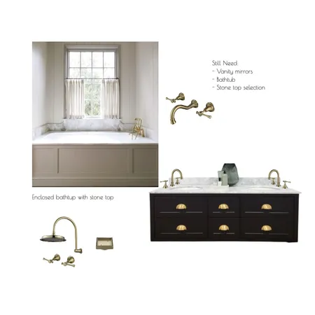 Main Bathroom Interior Design Mood Board by Noremac Constructions on Style Sourcebook