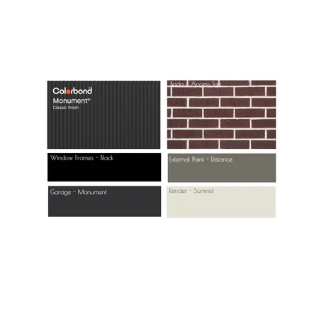 Country – Dark - External - upgrades Interior Design Mood Board by Paige Farrugia on Style Sourcebook