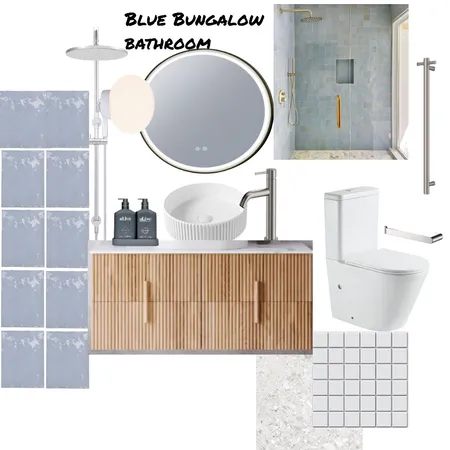 Blue Bungalow Bathroom Interior Design Mood Board by AUKBE0 on Style Sourcebook