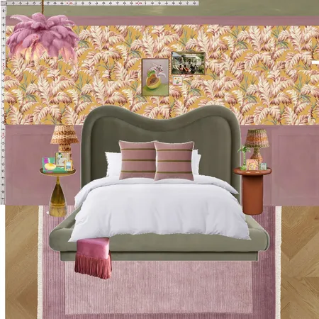 Old Hollywood Bedroom Wall Interior Design Mood Board by dl2407 on Style Sourcebook