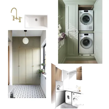 Laundry Interior Design Mood Board by Studio Sunday on Style Sourcebook