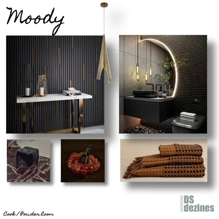 Cook Powder Room Interior Design Mood Board by DSdezines Interiors on Style Sourcebook