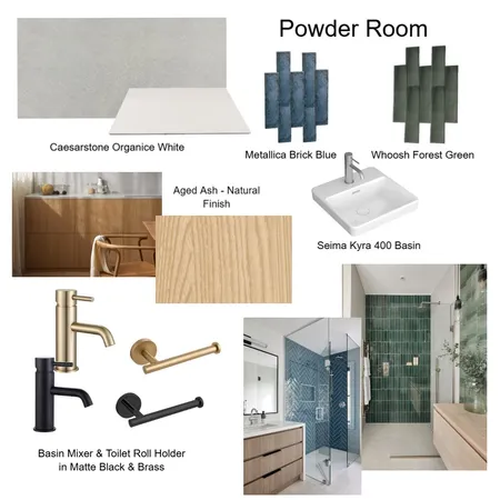 Powder Room Interior Design Mood Board by Chelsea Fraser on Style Sourcebook