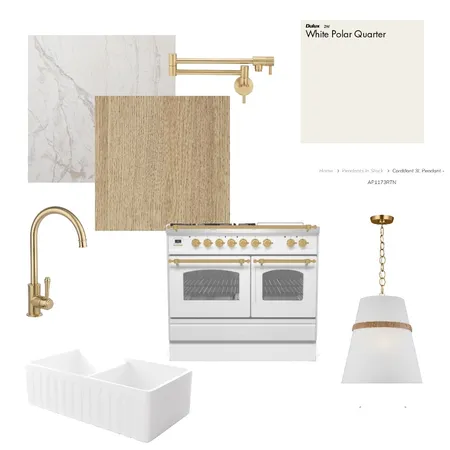 Bayview kitchen Interior Design Mood Board by Pearl & Tide on Style Sourcebook