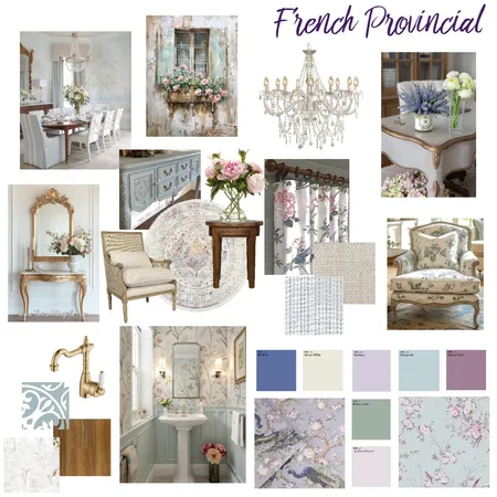 French Provincial Design Style (assign. 3) Interior Design Mood Board by calhounwhitney182 on Style Sourcebook