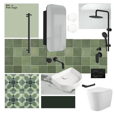 CM Bathroom Interior Design Mood Board by Kutata Interior Design & Styling on Style Sourcebook