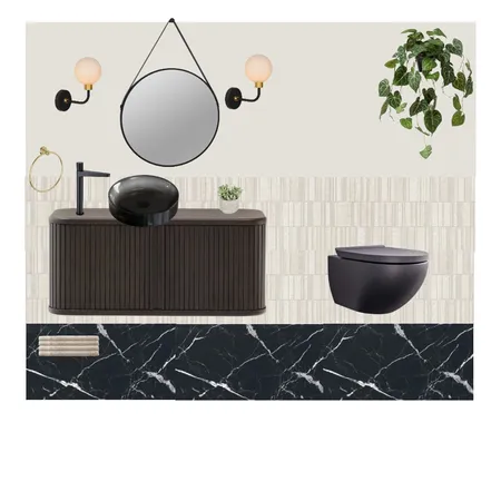 Powder Room/ WC Interior Design Mood Board by Sarah Constalena on Style Sourcebook