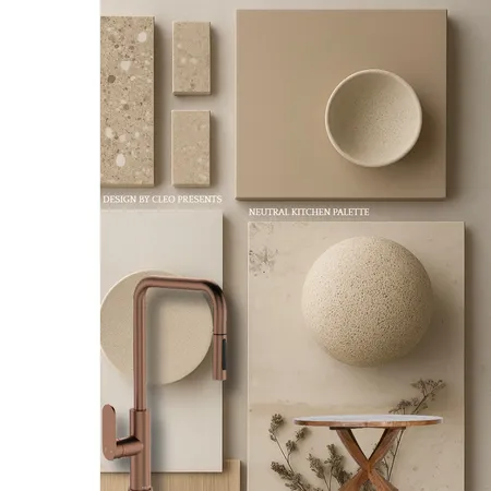 neutral Kitchen Palette Interior Design Mood Board by Design By Cleo Interiors on Style Sourcebook
