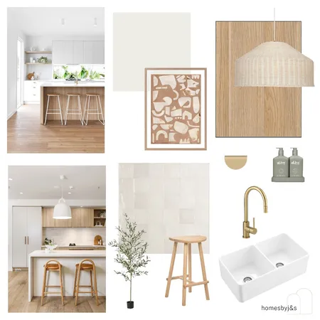 White & Timber Kitchen Interior Design Mood Board by homesbyj&s on Style Sourcebook