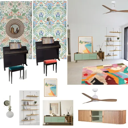 קיר פסנתר מול הספה 2 Interior Design Mood Board by michalwk on Style Sourcebook