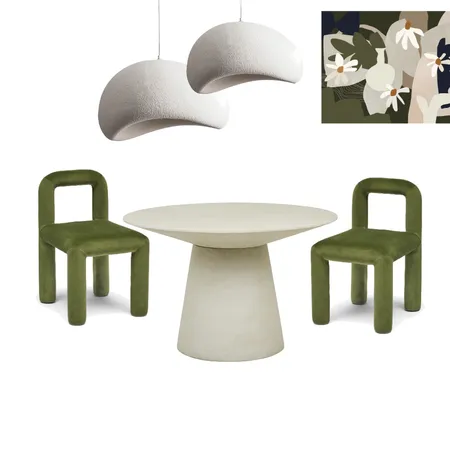 Olive Dining Room Interior Design Mood Board by Studio Lili on Style Sourcebook