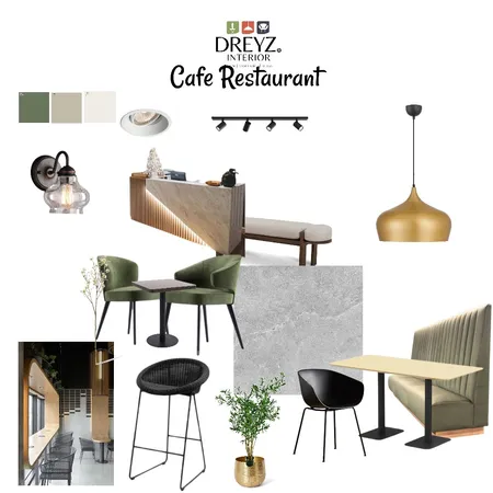 Ntinda Café Interior Design Mood Board by Derick Asiimwe on Style Sourcebook