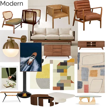 D2S Modern Interior Design Mood Board by rpickert on Style Sourcebook