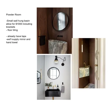 Powder Room Interior Design Mood Board by jessicaellisstudio on Style Sourcebook