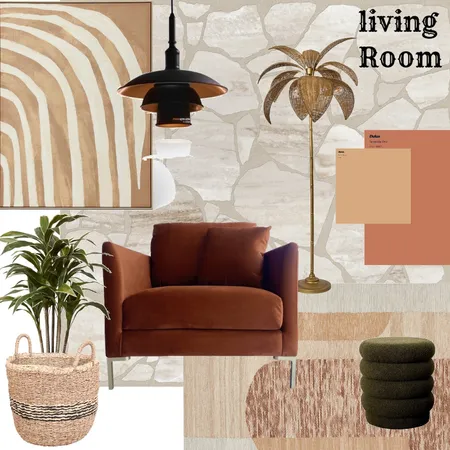 חדר מגורים Interior Design Mood Board by revitalstudios on Style Sourcebook