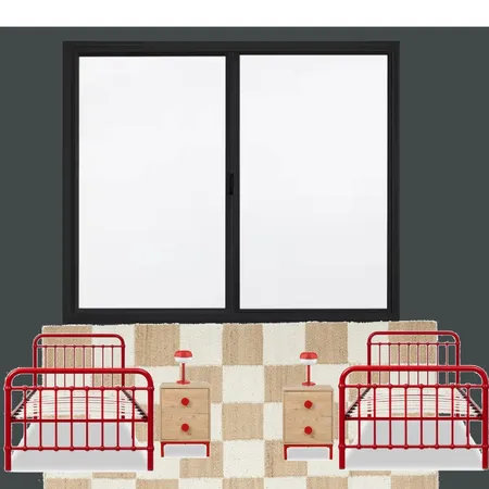 Boys bedroom - red Interior Design Mood Board by JessSib on Style Sourcebook