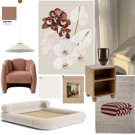Mocha Bedroom Interior Design Mood Board by Chantelle Hill Interiors on Style Sourcebook