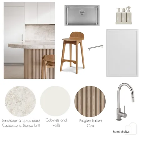 Modern Neutral Kitchen Interior Design Mood Board by homesbyj&s on Style Sourcebook
