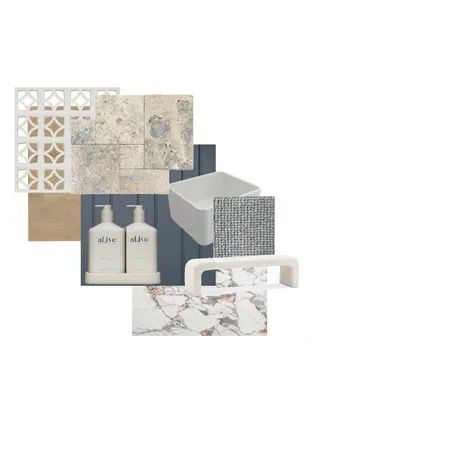 blue bathroom Interior Design Mood Board by Jswanson on Style Sourcebook