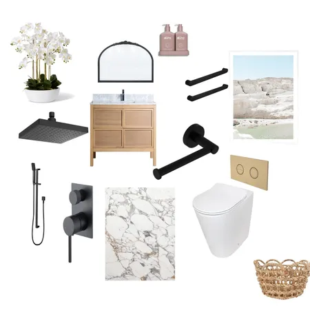 Ensuite Interior Design Mood Board by ModNest on Style Sourcebook