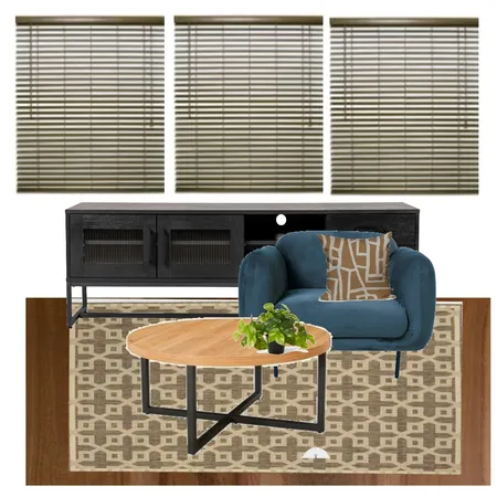 Retro Coastal Lounge Interior Design Mood Board by Styled By Lorraine Dowdeswell on Style Sourcebook