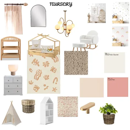 Baby Nursery Interior Design Mood Board by Nobs on Style Sourcebook