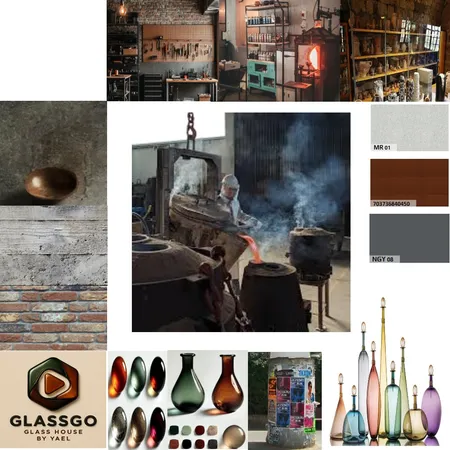 לוח השראה- חלל מסחרי כניסה Interior Design Mood Board by Efrats on Style Sourcebook