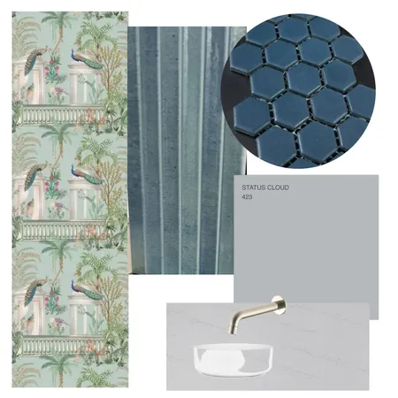 Hampton Powder Room Interior Design Mood Board by JS Painting, Maintenance and Design Pty Ltd on Style Sourcebook