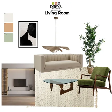 Makindye Apartment 2 Livingroom Interior Design Mood Board by Derick Asiimwe on Style Sourcebook