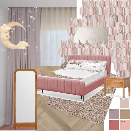 חדר בנות מוכן Interior Design Mood Board by דינה on Style Sourcebook